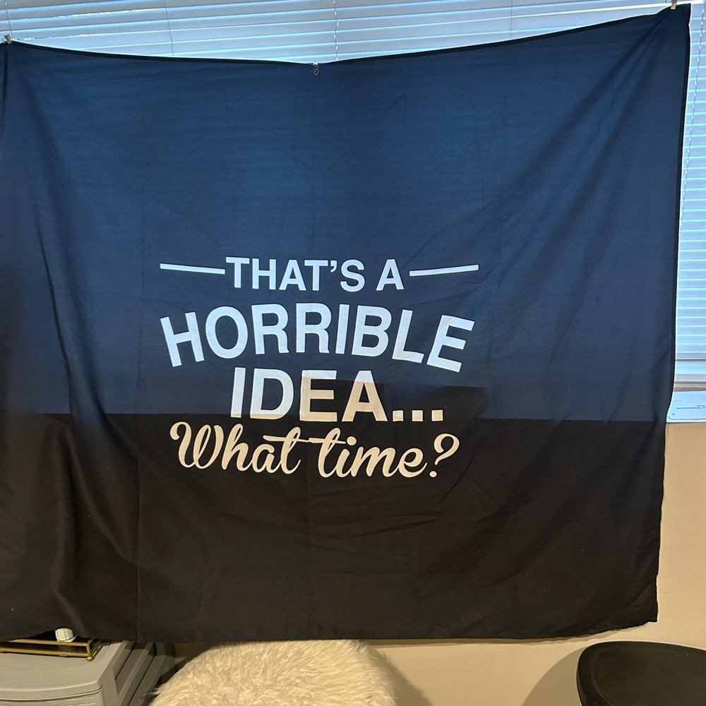 Black and White Wall Tapestry